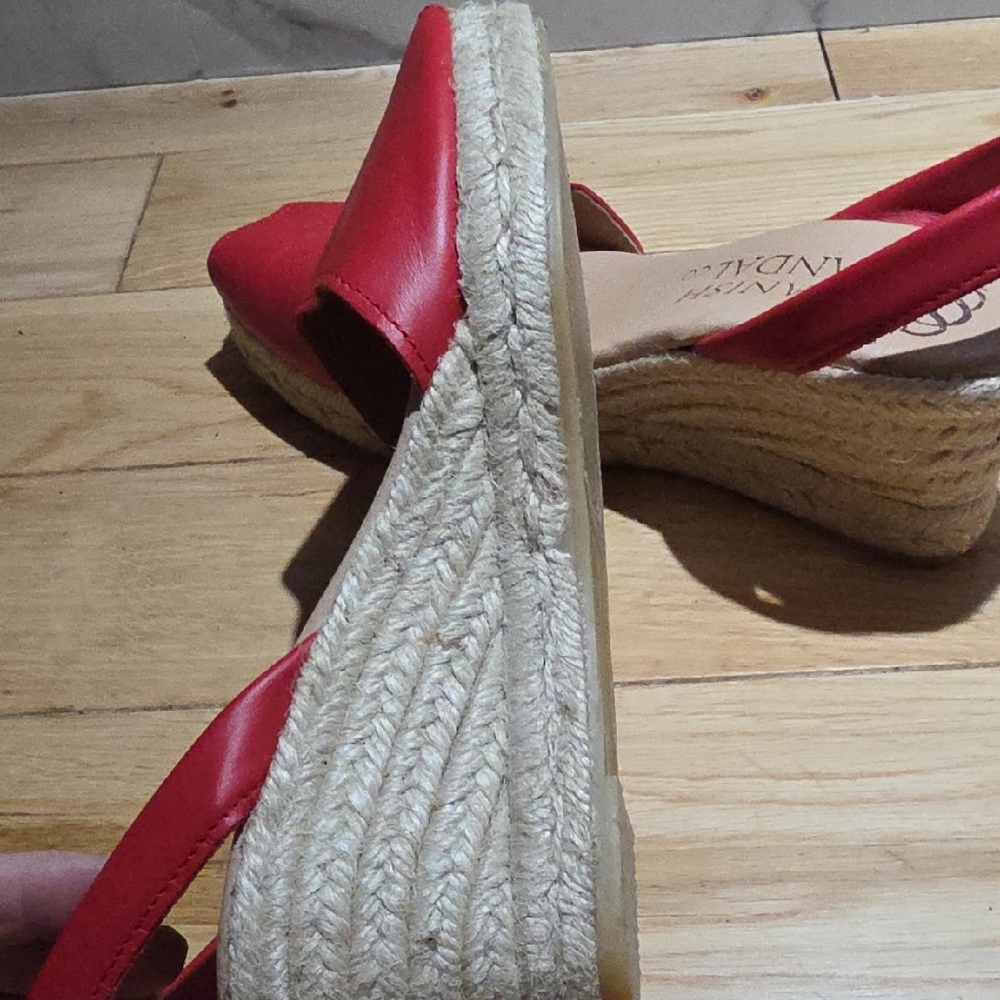 SPANISH SANDAL CO Red Women's Shoes - Picture 7 of 7